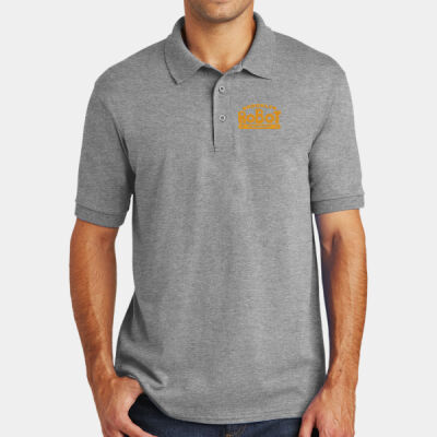 BRF Embroidered w/ BitsyBot Sleeve - Core Blend Jersey Knit Polo Thumbnail