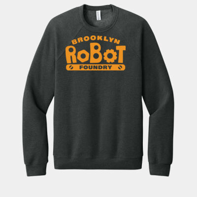 BRF - Building Fun Together Back - Unisex Sponge Fleece Raglan Sweatshirt Thumbnail