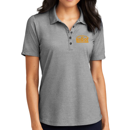BRF Embroidered w/ BitsyBot Sleeve - Ladies Fine Pique Blend Polo Thumbnail