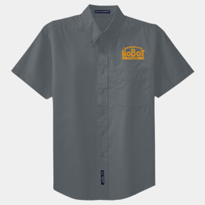 Brooklyn Robot Foundry Embroidered - Tall Short Sleeve Easy Care Shirt Thumbnail