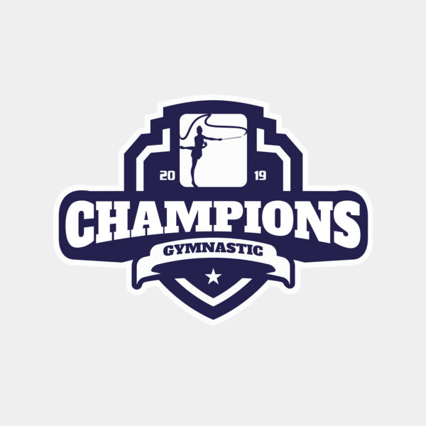 Champions Gymnastic logo template 02 Thumbnail