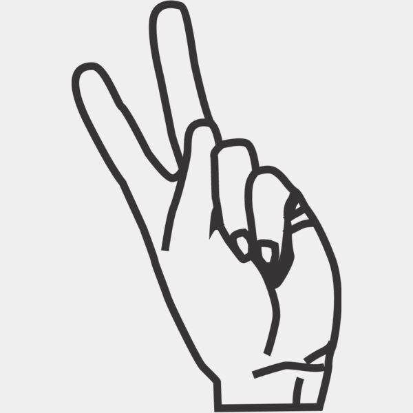 Peace Sign Hand 1 Thumbnail