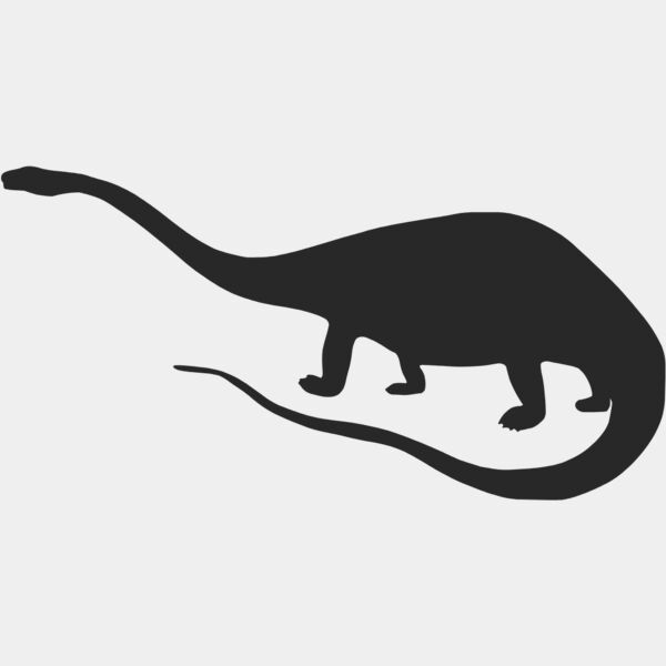 Brachiosaurus Dinosaur Silhouette 5 Thumbnail