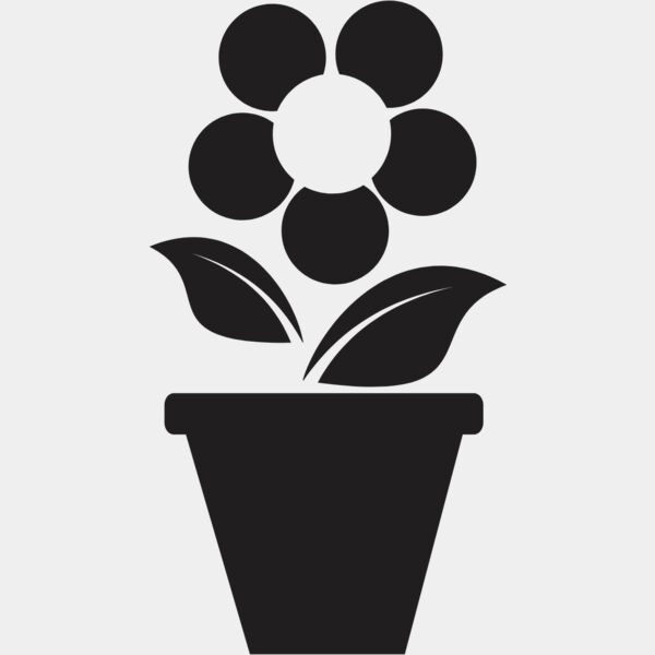 Flower Pot Silhouette 2 Thumbnail