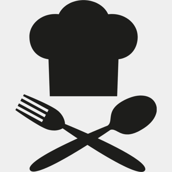 Chef Hat Fork Spoon Emblem 2 Thumbnail