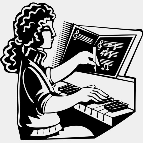 Girl Playing Piano 2 Thumbnail