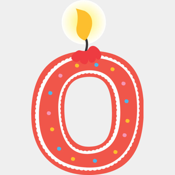 Zero Birthday Candle Number 1 Thumbnail
