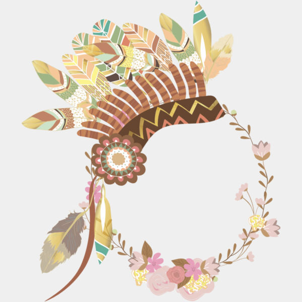 Watercolor Tribal Headdress 1 Thumbnail