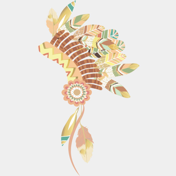 Watercolor Tribal Headdress 2 Thumbnail