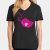 Ladies Core Cotton V-Neck Tee Thumbnail