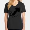 Ladies Core Cotton V-Neck Tee Thumbnail