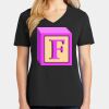 Ladies Core Cotton V-Neck Tee Thumbnail