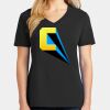 Ladies Core Cotton V-Neck Tee Thumbnail