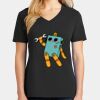 Ladies Core Cotton V-Neck Tee Thumbnail
