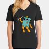 Ladies Core Cotton V-Neck Tee Thumbnail