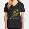 Ladies Core Cotton V-Neck Tee Thumbnail