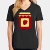 Ladies Core Cotton V-Neck Tee Thumbnail