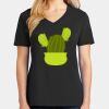 Ladies Core Cotton V-Neck Tee Thumbnail